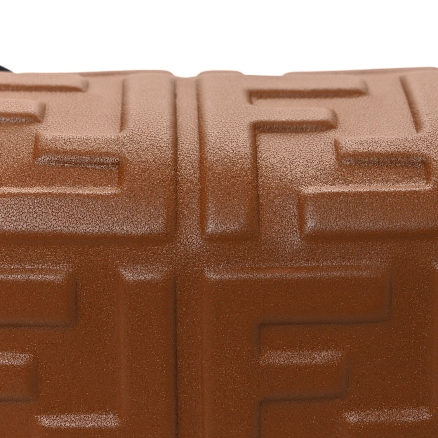 Fendi Nappa FF 1974 Embossed Baguette Brandy 1741362 – FASHIONPHILE