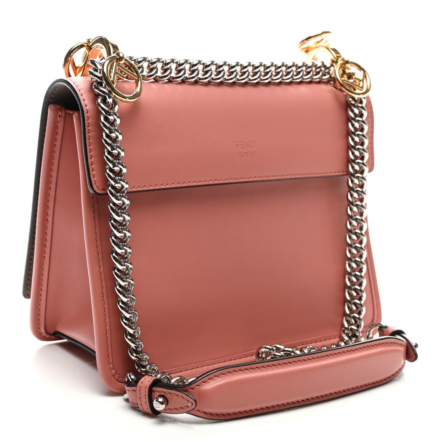 Fendi Vitello Century Opaco F is Fendi Small Kan I Shoulder Bag Macaron 3 of 10