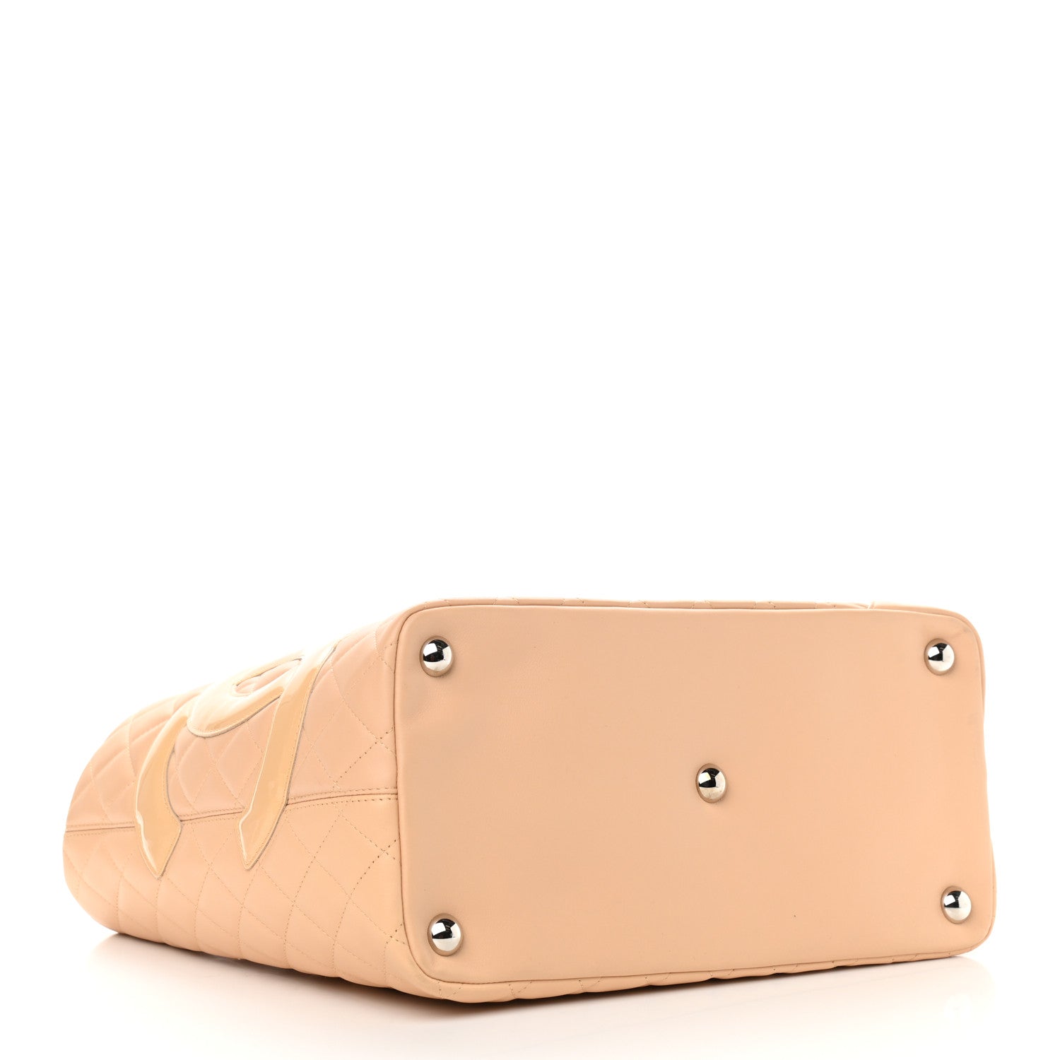 Chanel Calfskin Quilted Large Cambon Tote Beige 3 of 10