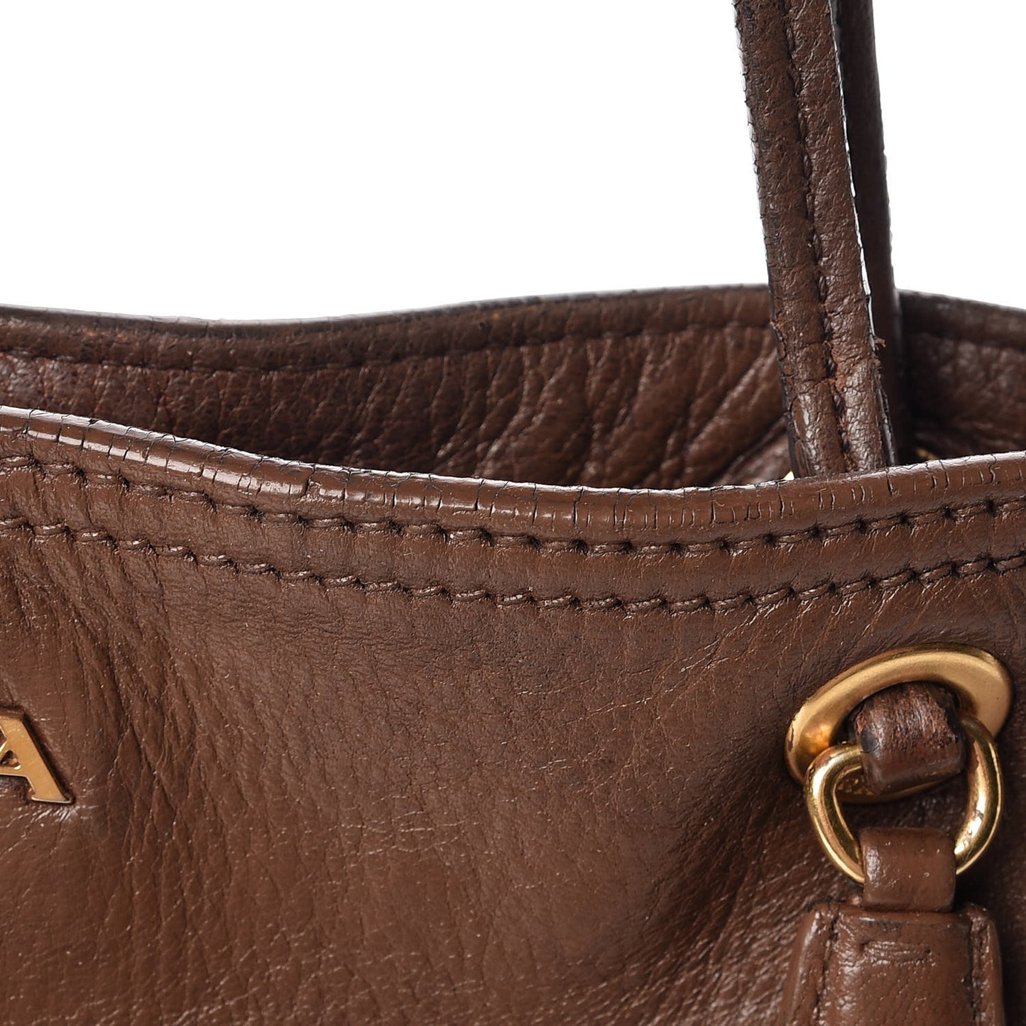 Vitello Daino Shoulder Bag Bruciato