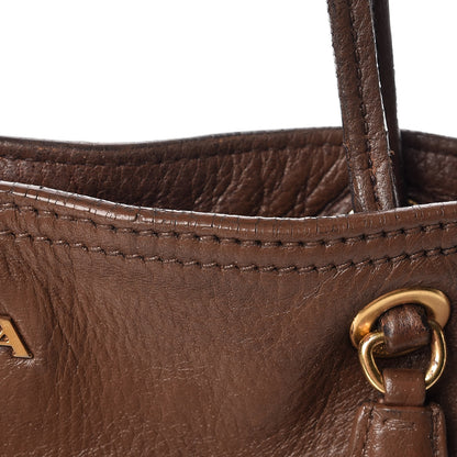 Prada Vitello Daino Shoulder Bag Bruciato 16 of 22