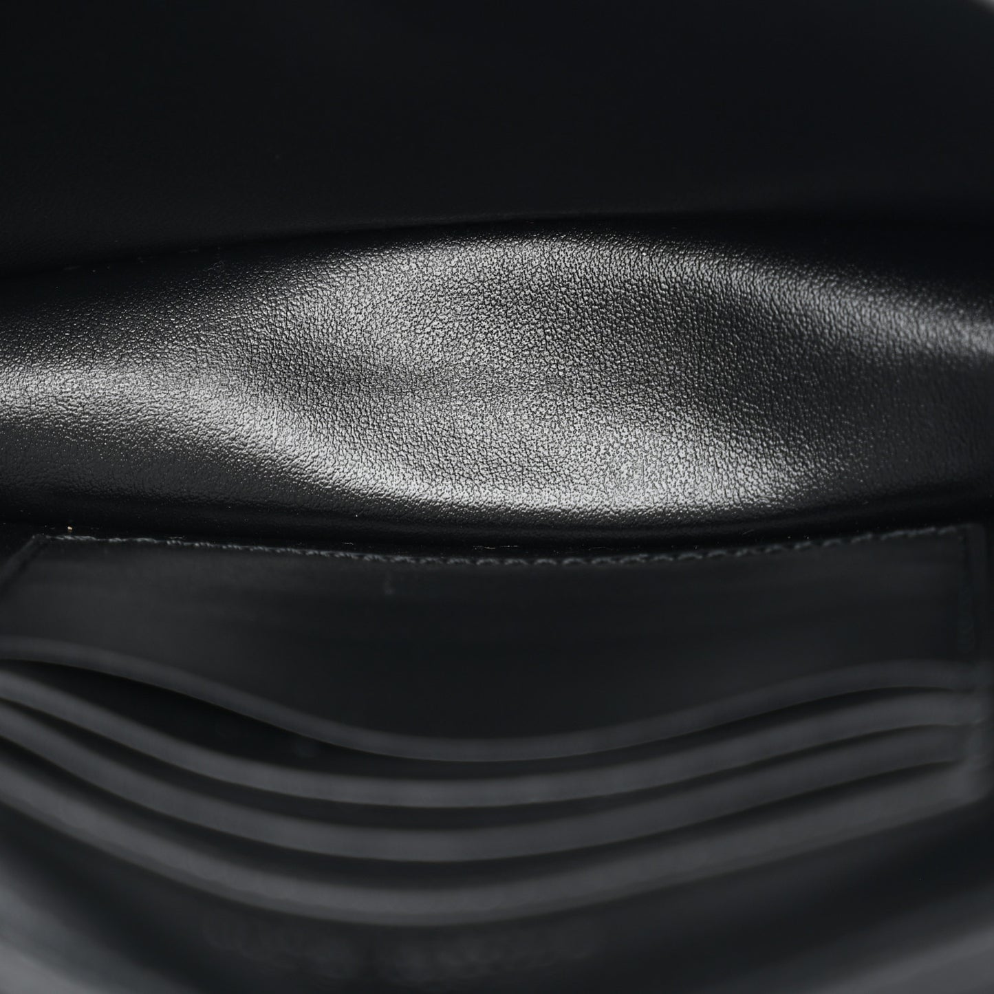 Nappa Intrecciato Andiamo Pouch On Chain Black Black