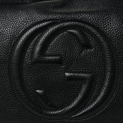 Gucci Pebbled Calfskin Soho Hobo Black 7 of 10