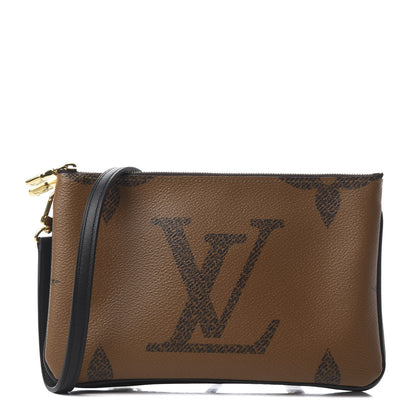 Louis Vuitton Reverse Monogram Giant Double Zip Pochette 1 of 9