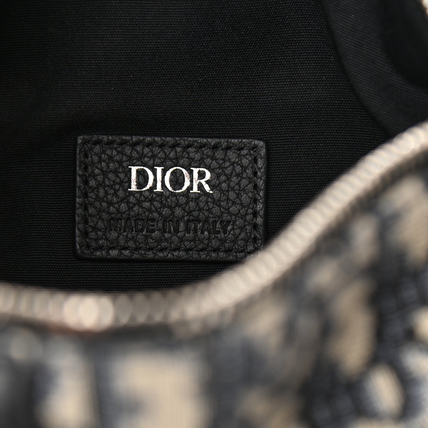 Christian Dior Oblique Mens Saddle Bag Blue 5 of 10