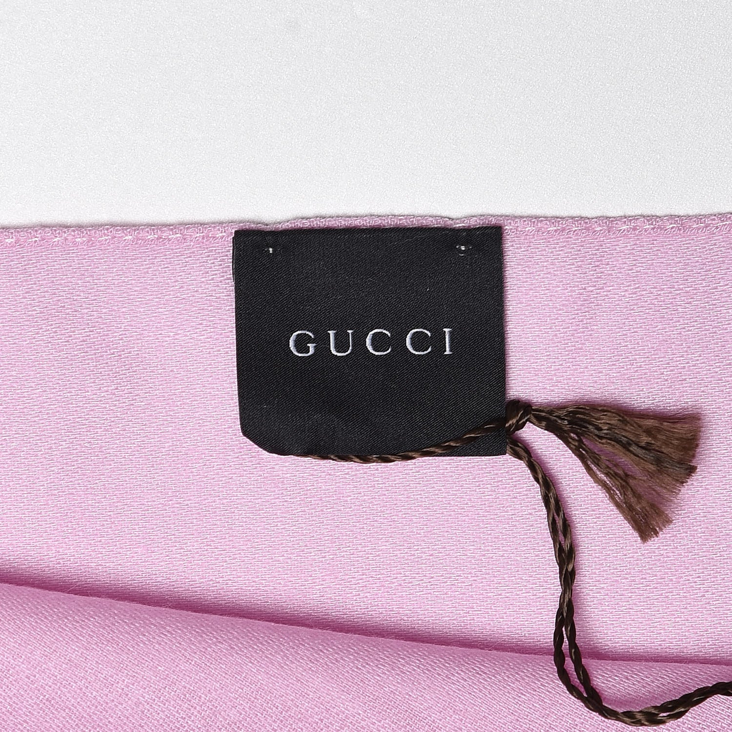Gucci Wool Silk GG Monogram GGNat Scarf Rose 4 of 6