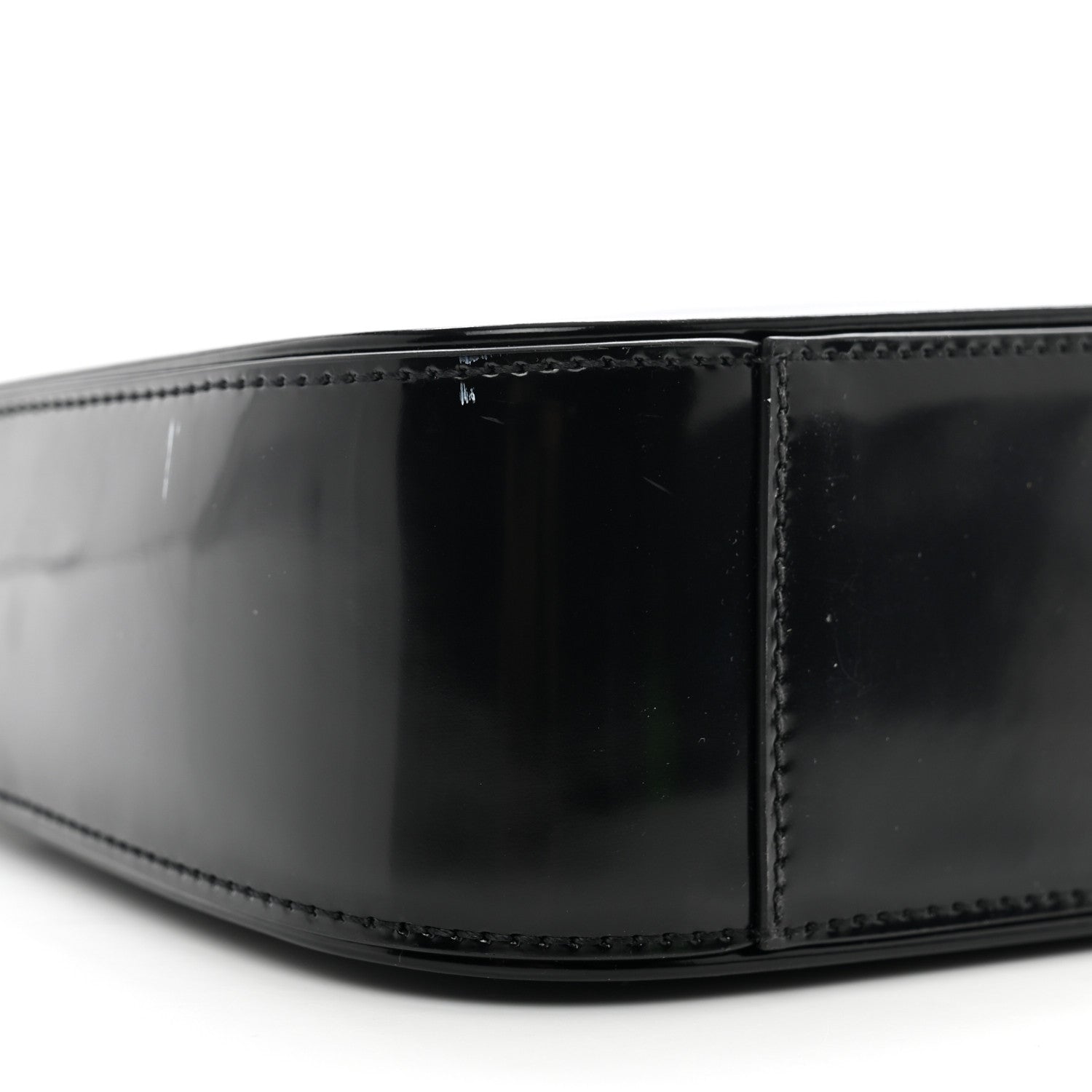 Saint Laurent Patent Le 5 A 7 Monochrome Hobo Black 8 of 10