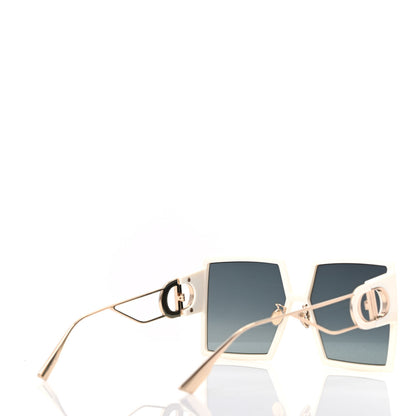 Christian Dior Acetate Square 30 Montaigne Sunglasses White 4 of 7
