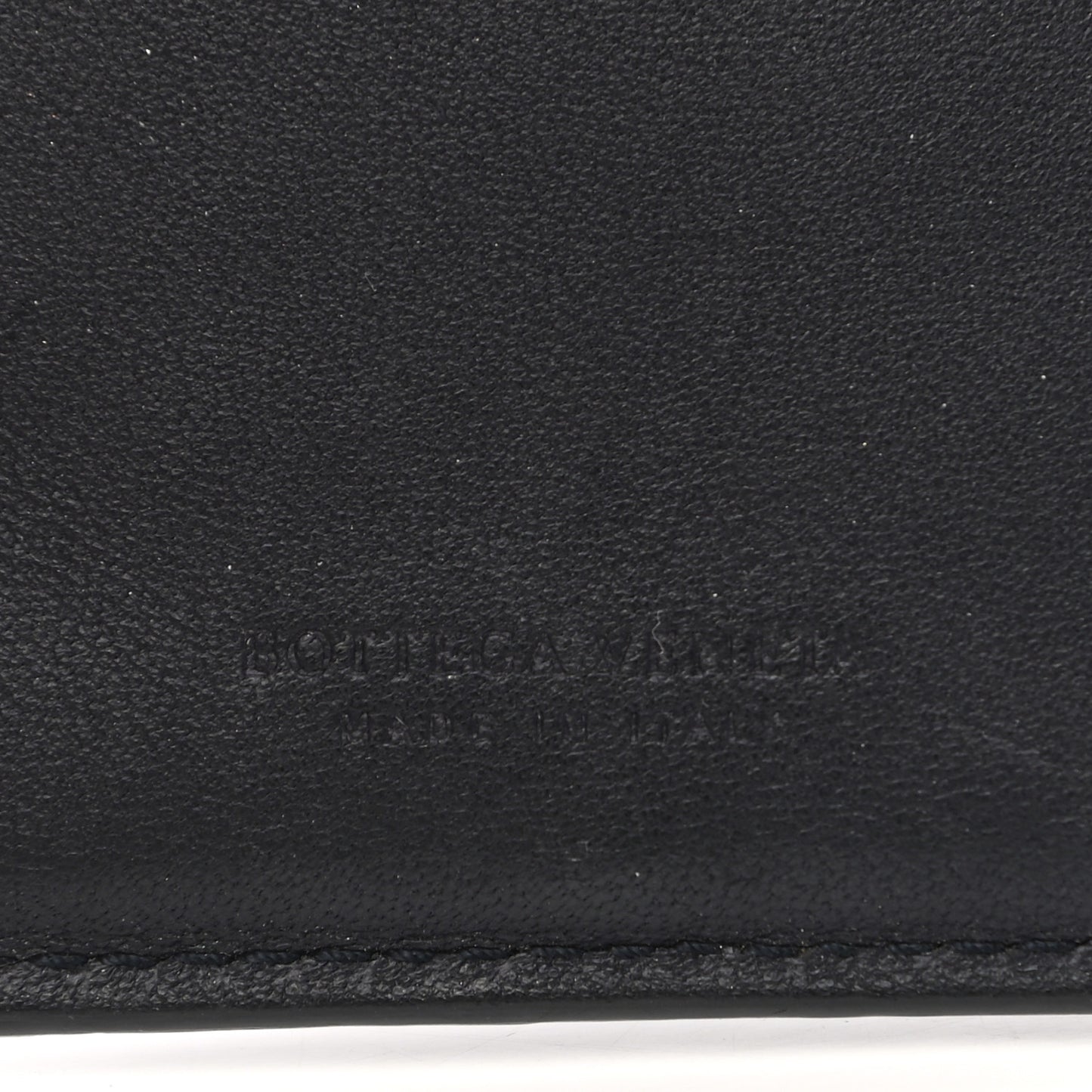 Nappa Intrecciato French Flap Wallet Black