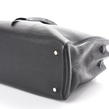Hermes Taurillon Clemence Cabana Tote Black 10 of 13