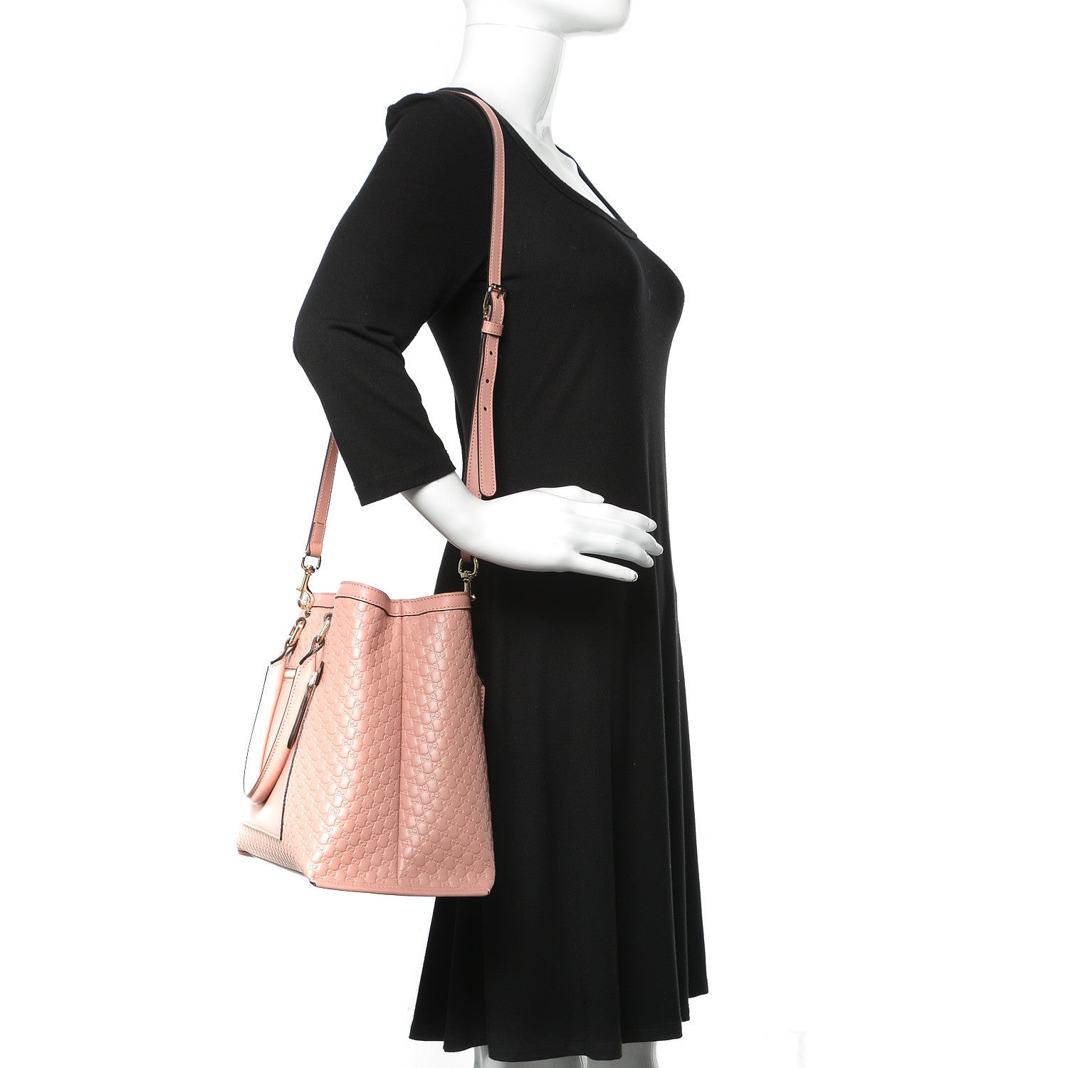 Gucci Soft Microguccissima Medium Tote Soft Pink 2 of 12