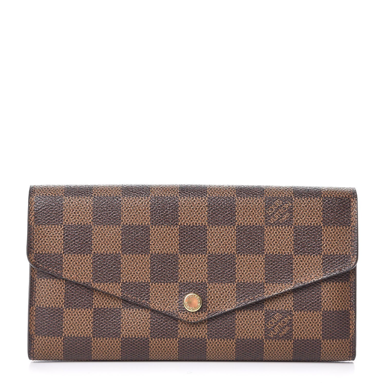 Louis Vuitton Damier Ebene Sarah Wallet NM 1 of 7