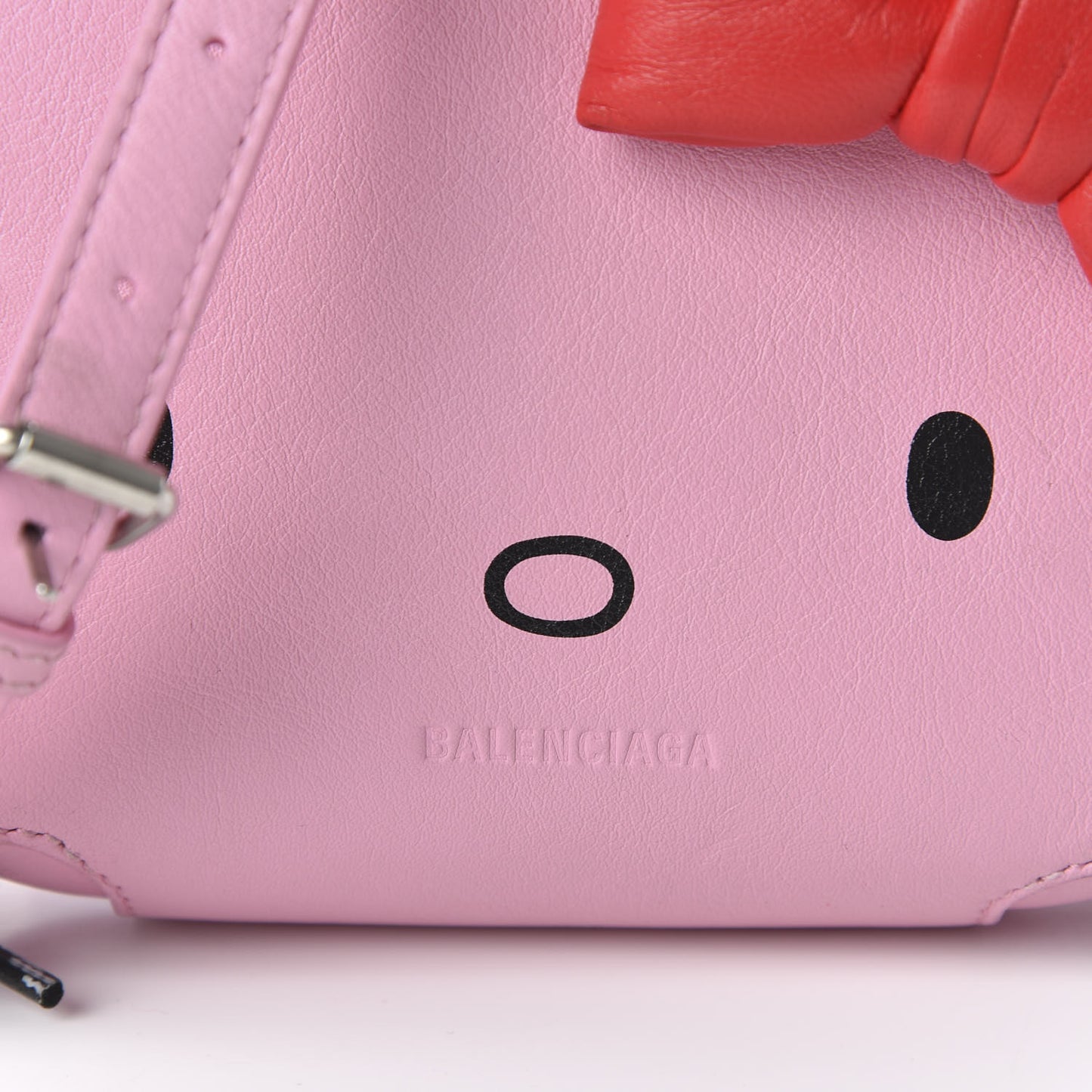 Calfskin Hello Kitty Camera Bag Pink