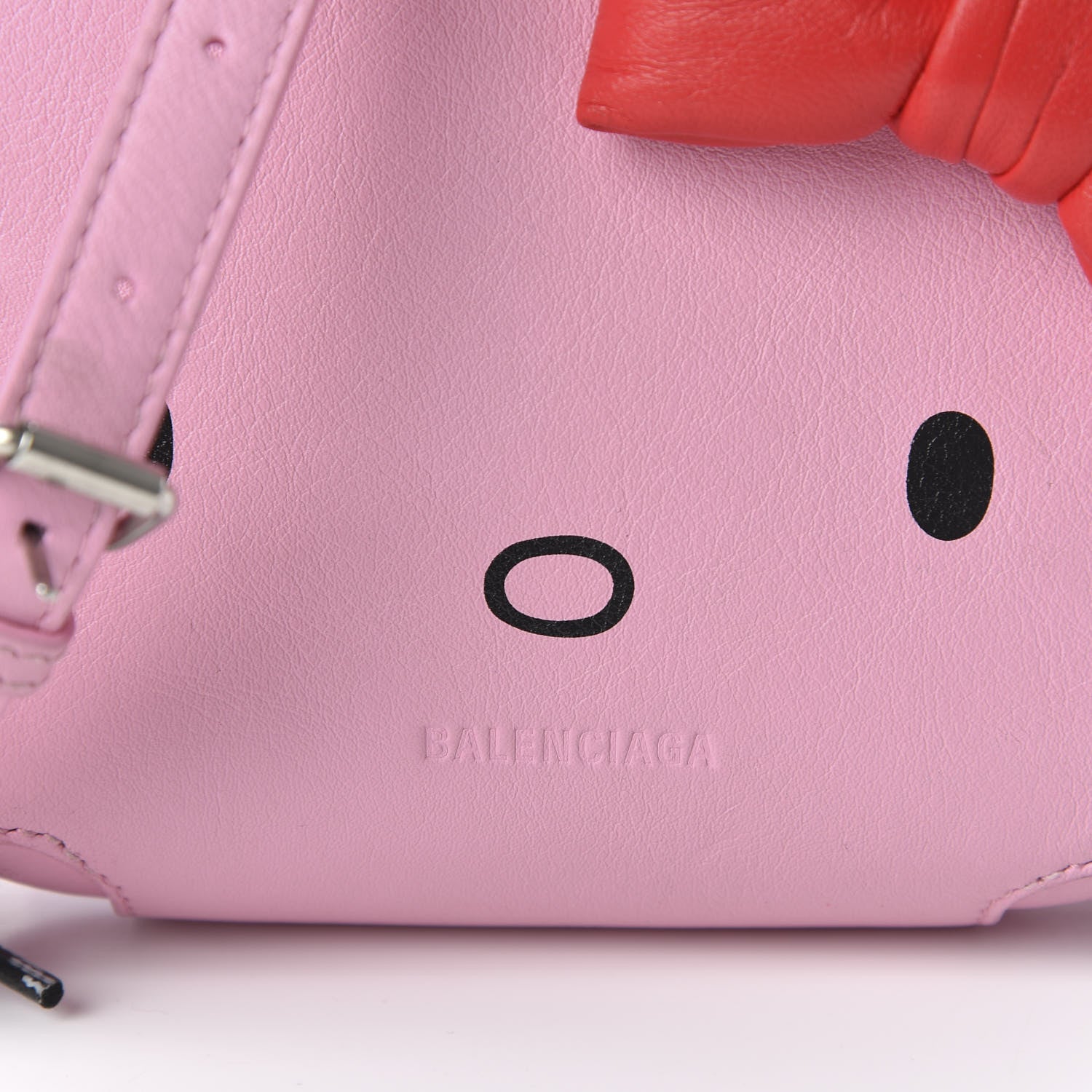 Balenciaga Calfskin Hello Kitty Camera Bag Pink 9 of 10