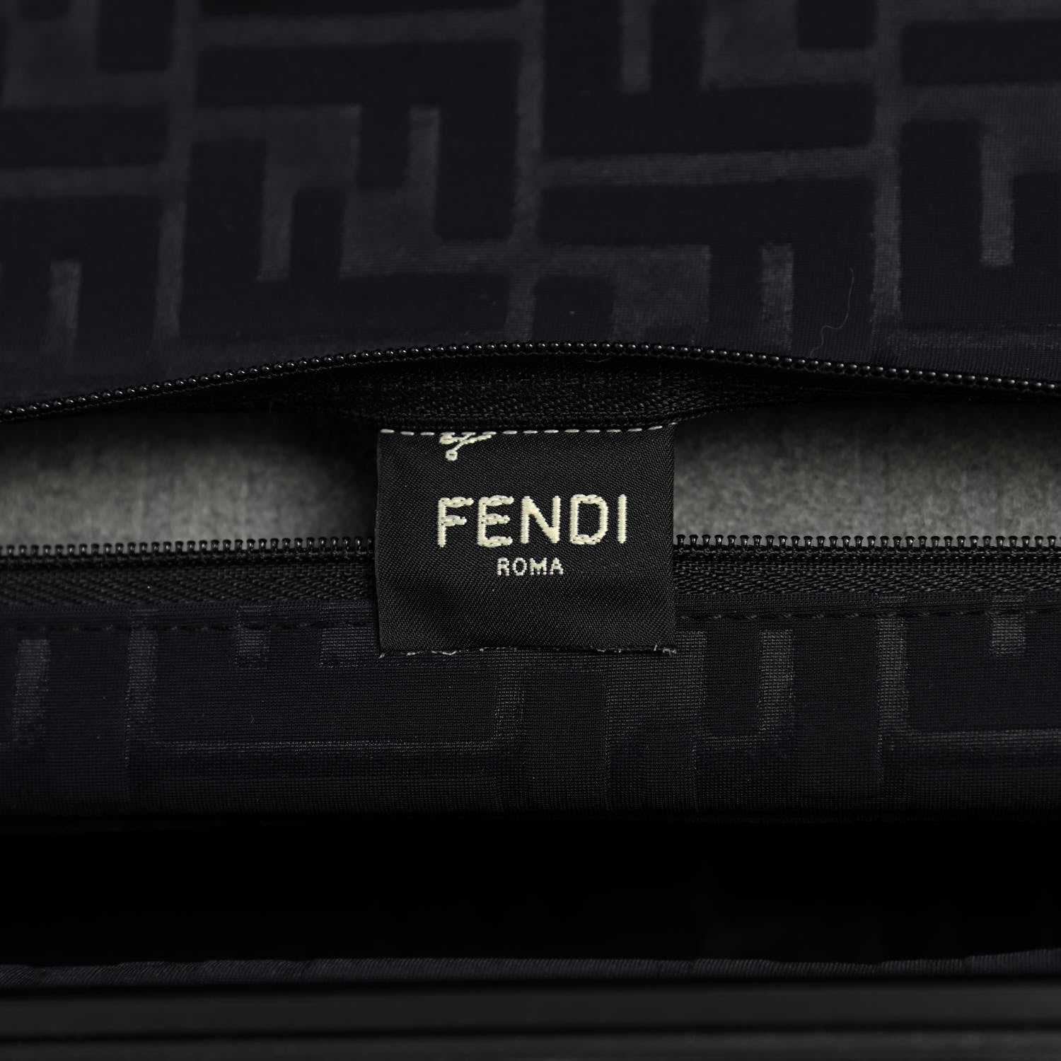 Fendi X RIMOWA Aluminum FF Print Roll Away Carry On Luggage Black 5 of 10