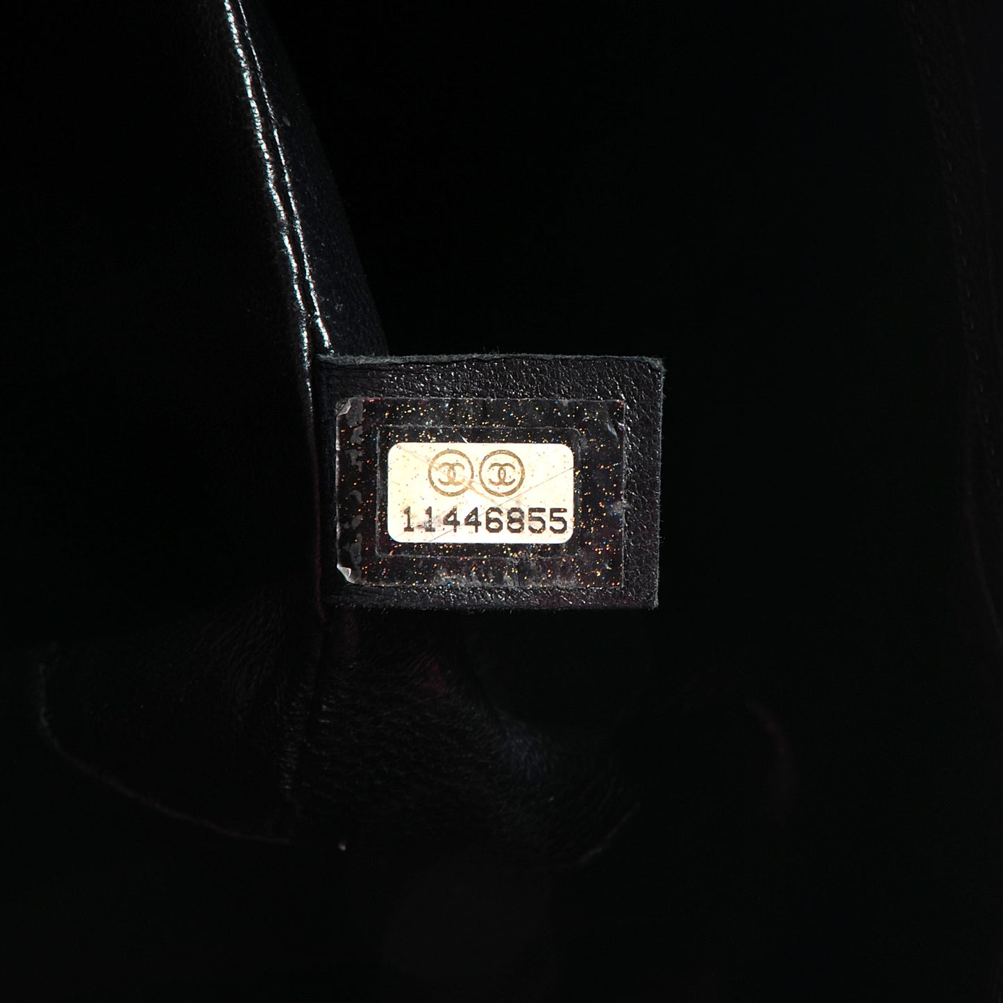 Caviar Medallion Tote Black