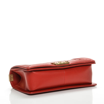 Chanel Lambskin Quilted Medium Boy Flap Red 4 of 7