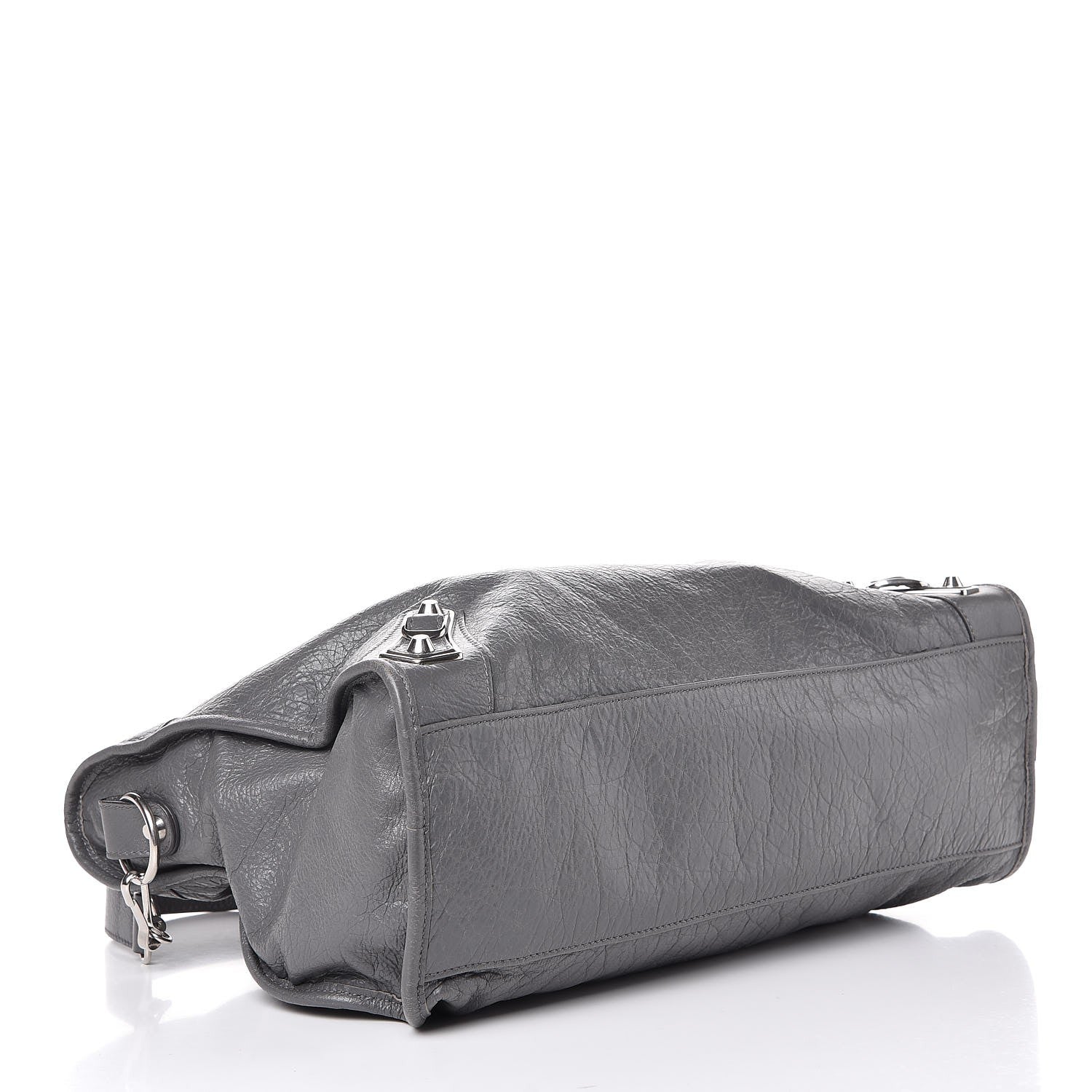 Balenciaga Chevre Silver Metallic Edge Hardware City Gris Cendre 5 of 8