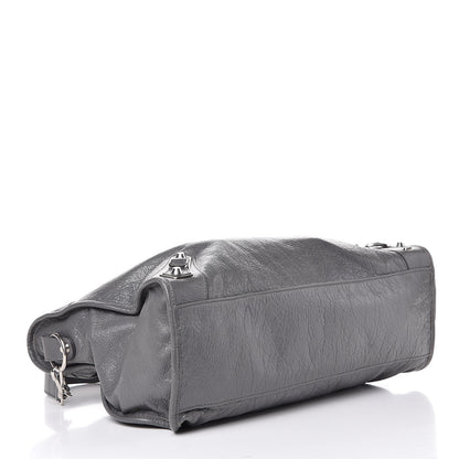 Balenciaga Chevre Silver Metallic Edge Hardware City Gris Cendre 5 of 8