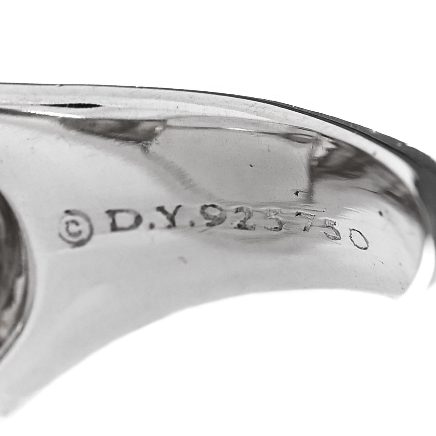 David Yurman Sterling Silver 18K Yellow Gold Champagne Citrine 18mm Albion Statement Ring 54 7 5 of 5
