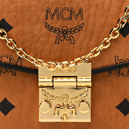 MCM Visetos Patricia Wallet On Chain Cognac 7 of 9