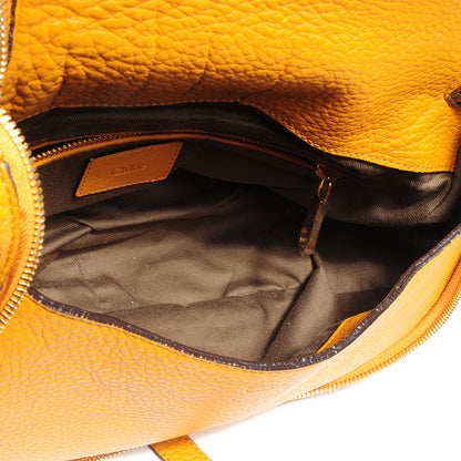 Chloe Calfskin Medium Marcie Round Crossbody Bag Yellow 12 of 12