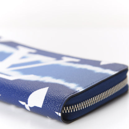 Louis Vuitton Monogram Escale Zippy Wallet Blue 6 of 8