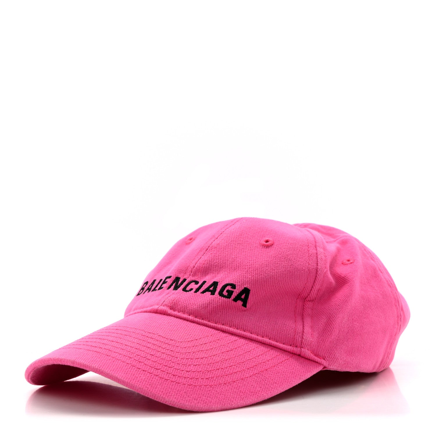 Balenciaga Cotton Drill Logo Baseball Cap 58 M Pink 1 of 11