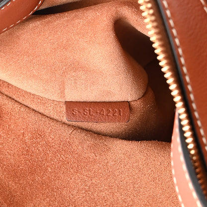 Celine Supple Calfskin Medium Strap Leandre Shoulder Bag Brown 9 of 11