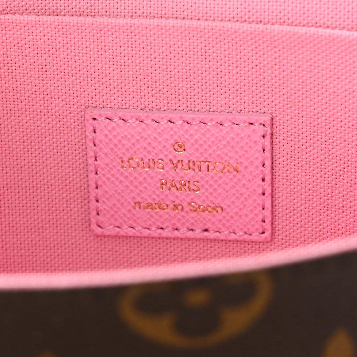 Louis Vuitton Monogram 2022 Christmas Animation Paris Pochette Felicie Chain Wallet Pink 7 of 11