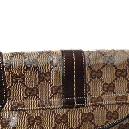 Gucci Crystal Monogram Duchessa Flap Shoulder Bag Dark Brown 21 of 29