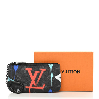 Louis Vuitton Monogram Eclipse LV Graffiti Key Pouch Multicolor 8 of 8