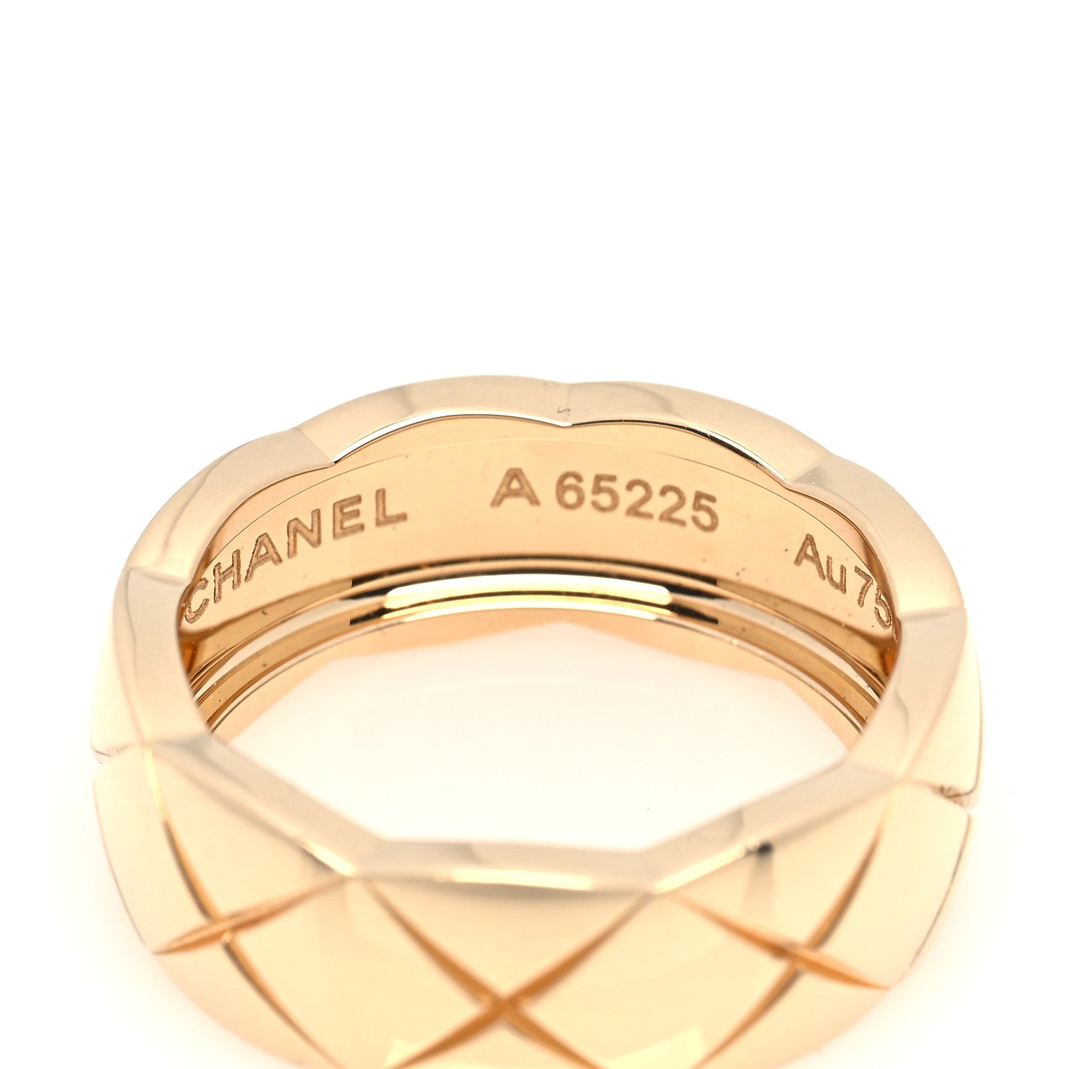 Chanel 18K Yellow Gold Small Coco Crush Ring 49 5 4 of 6