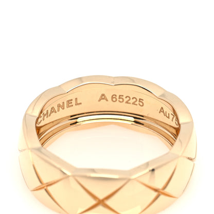 Chanel 18K Yellow Gold Small Coco Crush Ring 49 5 4 of 6
