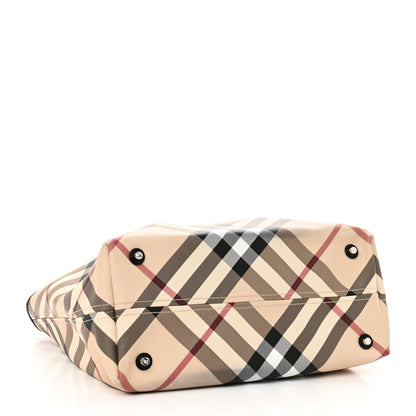 Burberry Nova Check Large Nickie Tote Black 4 of 11