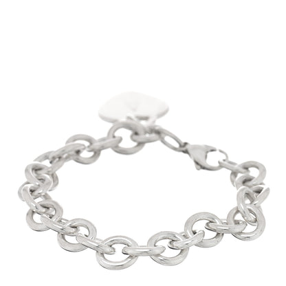 Tiffany Sterling Silver Heart Tag Charm Bracelet 2 of 4