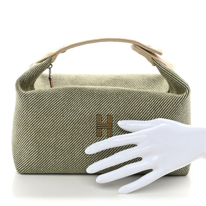 Hermes Wool Large Bride-A-Brac H Natte Pouch Vert Foret 3 of 8