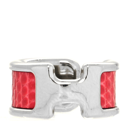 Hermes Lizard Olympe Ear Cuff PM Rose Azalée 1 of 4