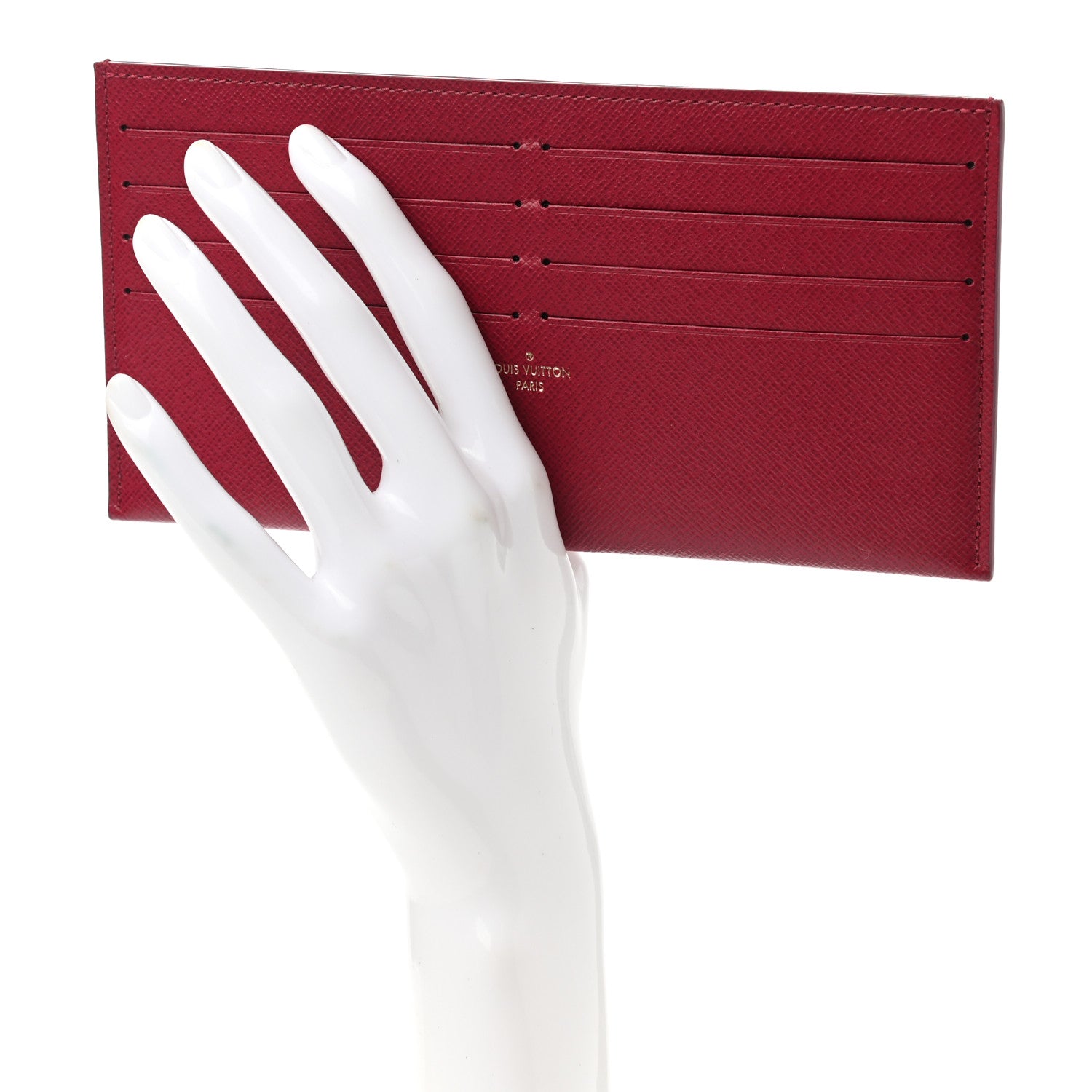 Louis Vuitton Calfskin Felicie Card Holder Insert Fuchsia 2 of 7