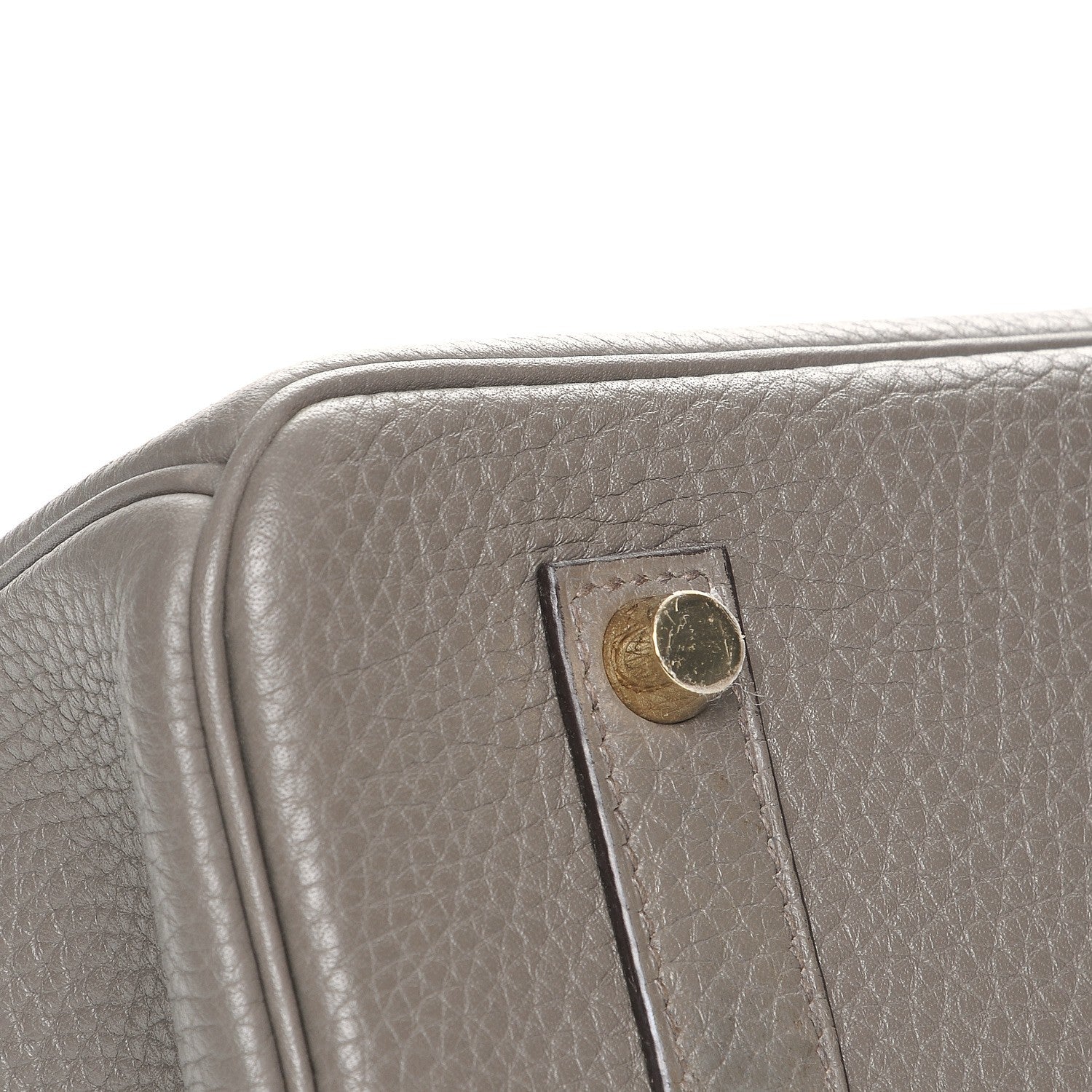 Hermes Togo Birkin 35 Etain 19 of 28