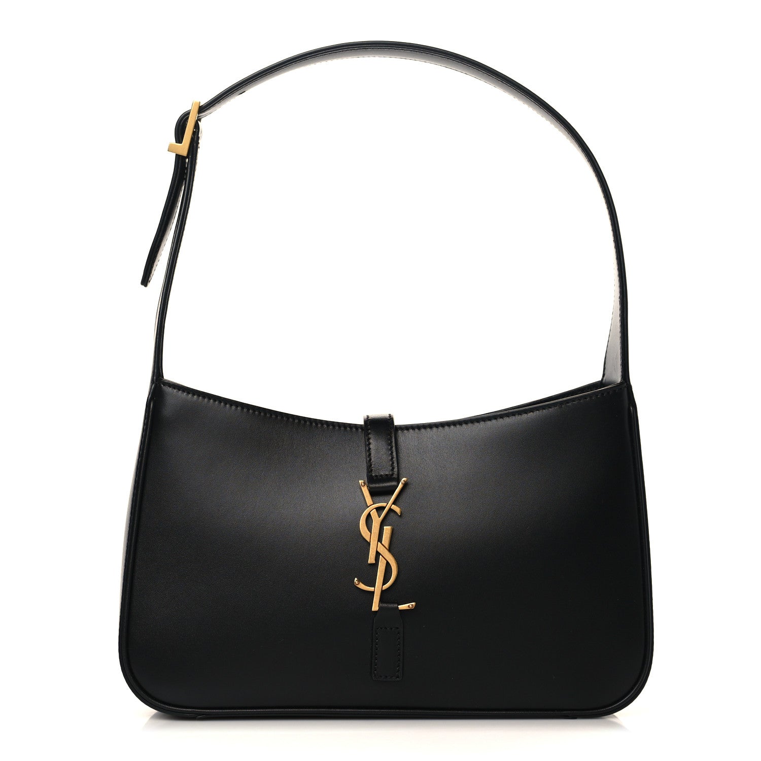 Saint Laurent Smooth Calfskin Le 5 A 7 Hobo Black 1 of 9