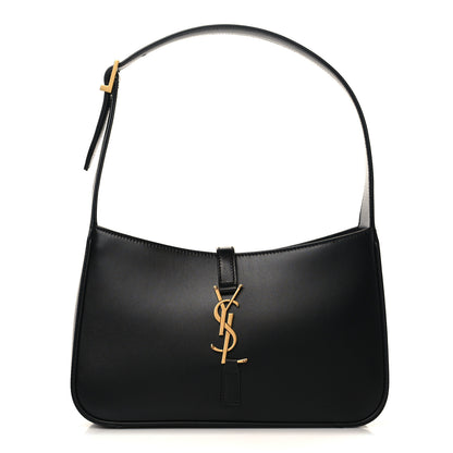 Saint Laurent Smooth Calfskin Le 5 A 7 Hobo Black 1 of 9