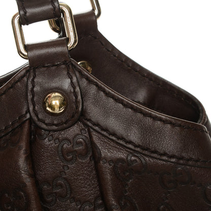 Gucci Guccissima Medium Sukey Tote Chocolate 9 of 11