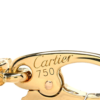Cartier 18K Yellow Gold Diamond Logo Charm 3 of 3