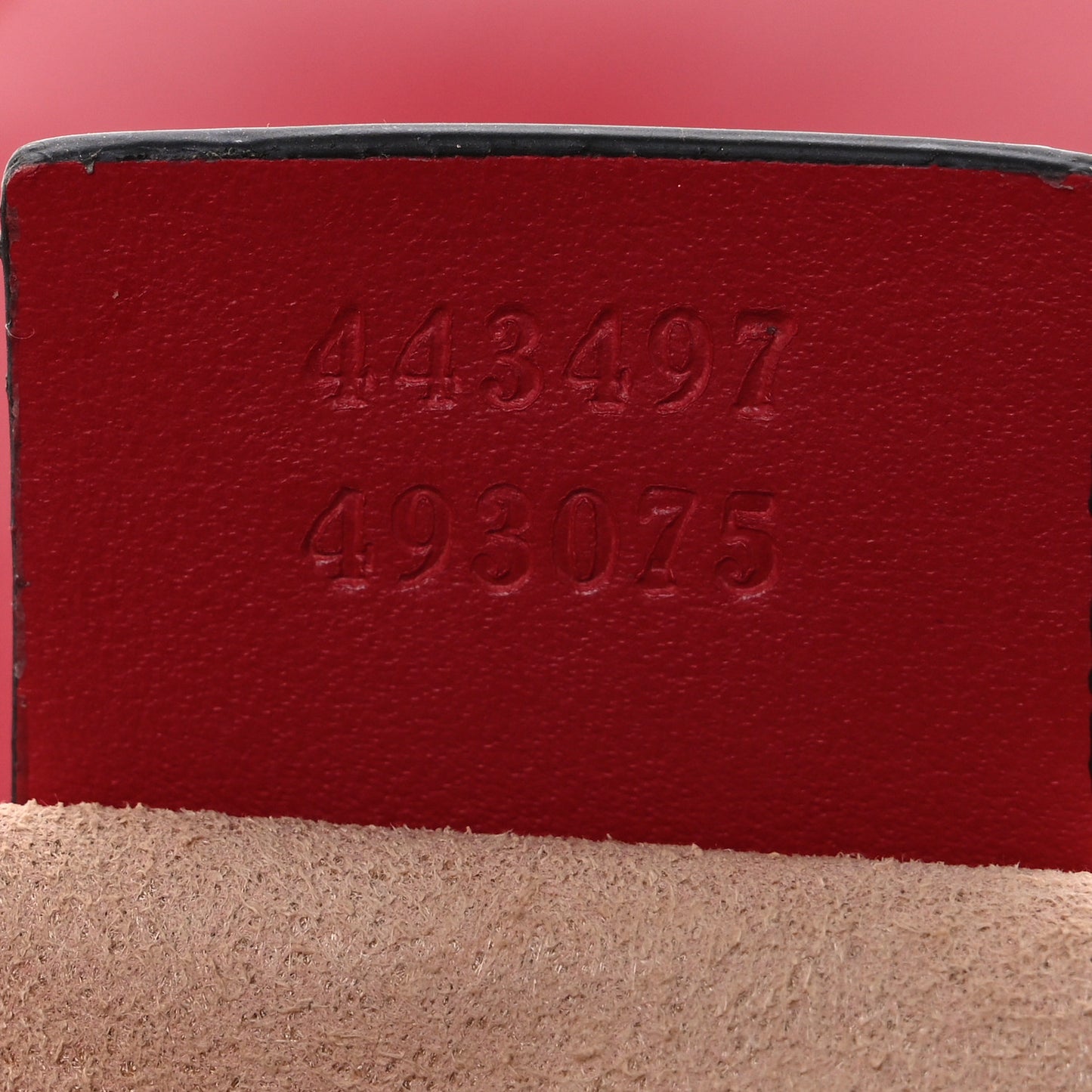 Calfskin Matelasse Small GG Marmont Shoulder Bag Hibiscus Red