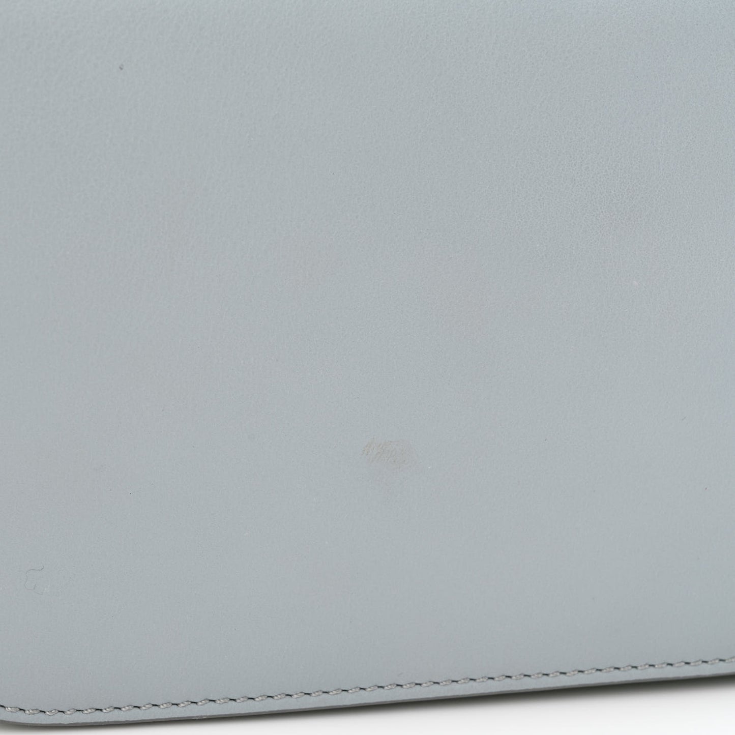 Vitello Dolce Crystal 3Baguette Shoulder Bag Blue Grey
