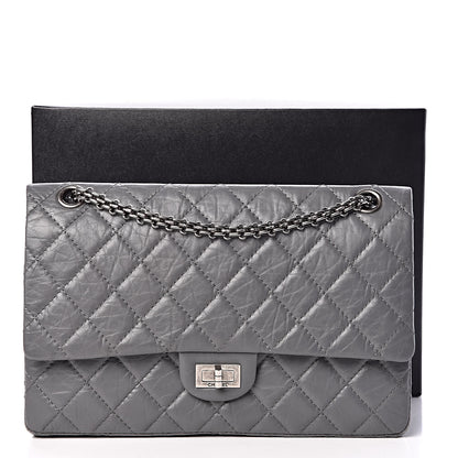Chanel Aged Calfskin Quilted 2.55 Reissue 226 Flap Grey 20 of 20