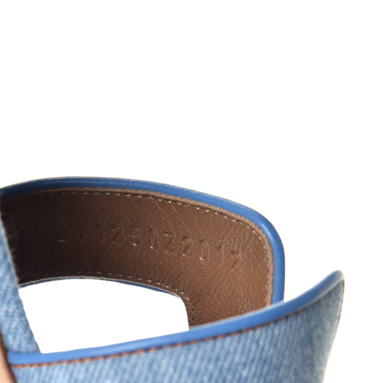 Hermes Denim Oasis Sandals 36 Bleu Clair 8 of 9