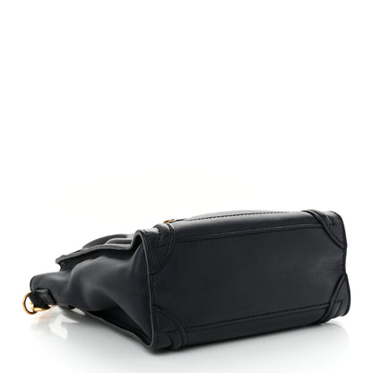 Celine Smooth Calfskin Nano Luggage Ink 4 of 12
