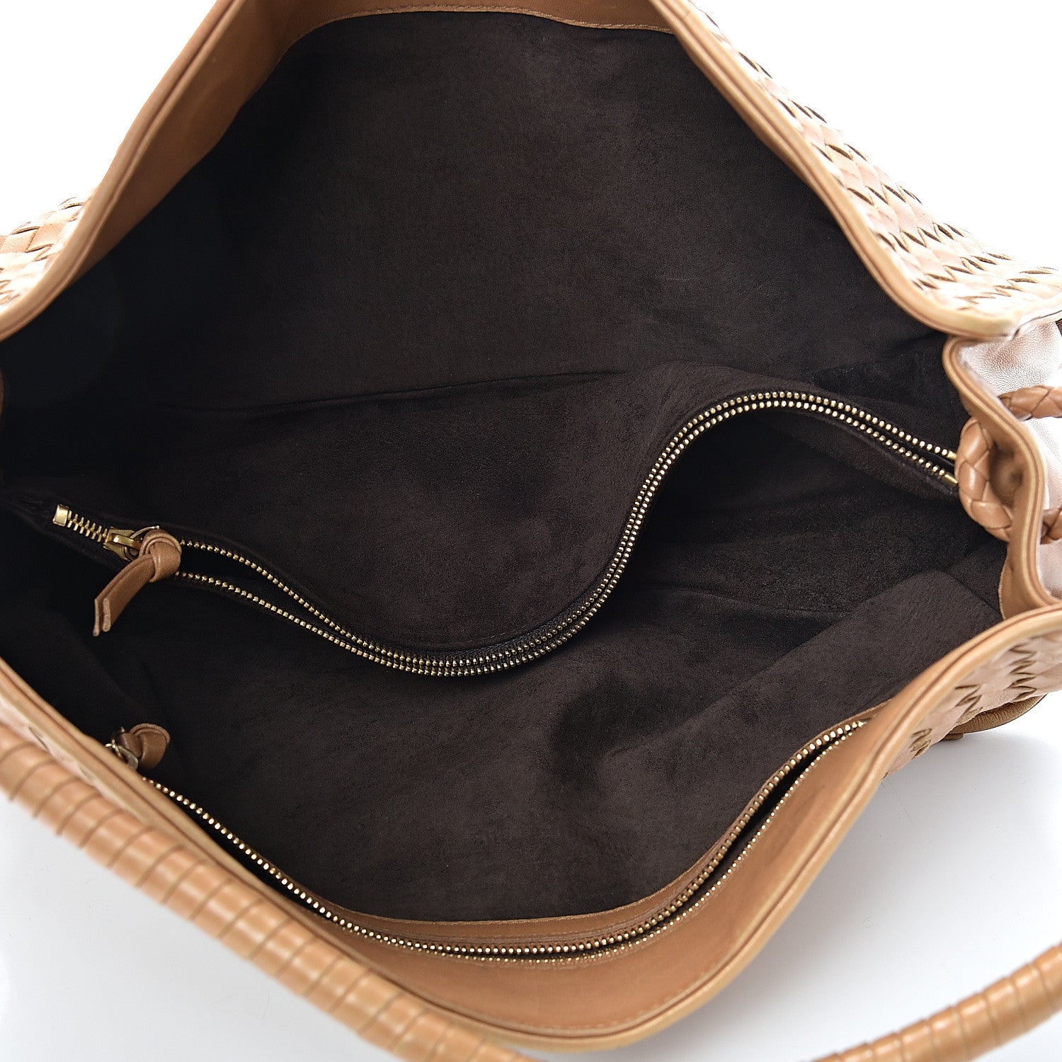 Bottega Veneta Nappa Intrecciato Shoulder Bag Camel 4 of 19